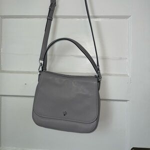 Gray Kate spade multi function purse/ bag